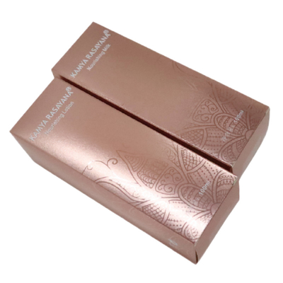 Folded Custom Packaging For Makeup Products Mylar material OEM ODM