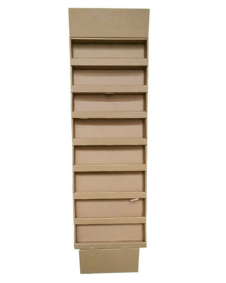 FSC Recycable , kraft Corrugated PDQ Display Boxes Eco Friendly