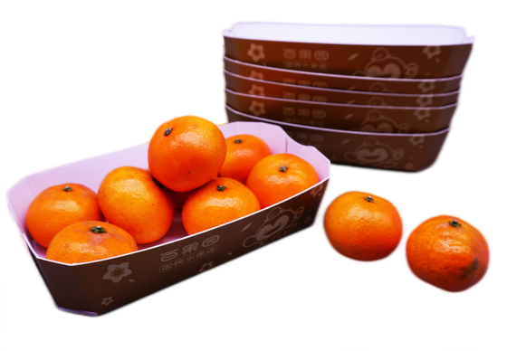 Katlanır Gıda Ambalaj Kutuları, Meyveler İçin Suya Dayanıklı Karton Kutular CMYK Baskı
