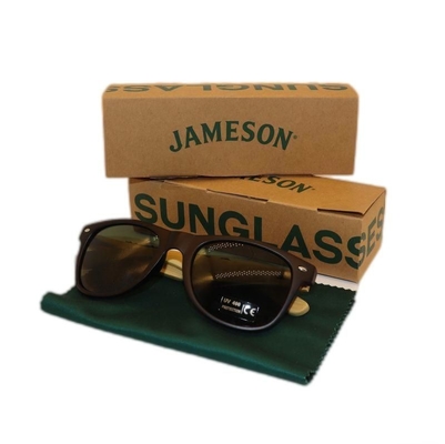 Güneş Gözlükleri Perakende Ambalaj Kutuları Özel CMYK 4 Renk Ofset Baskı ODM, Kraft Kağıt Kutu serigraf baskı